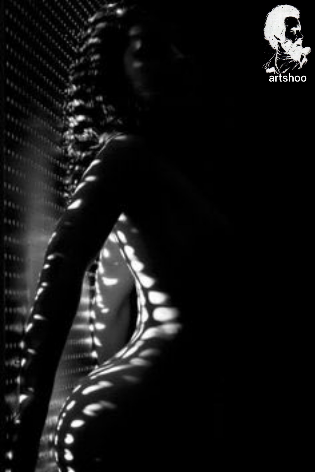 سیاه قلم مدل مداد سفید